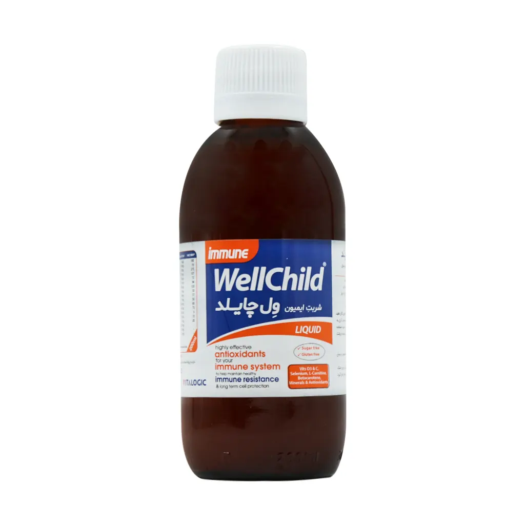 Vitalogic Immune Well Child Liquid 200 ml قیمت شربت ایمیون ول چایلد ویتالوژیک