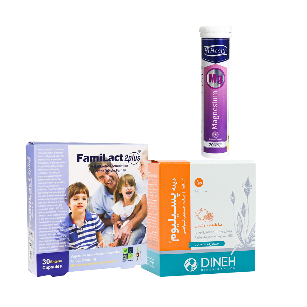 Constipation relief pack پک رفع یبوست و تنظیم فوری گوارش