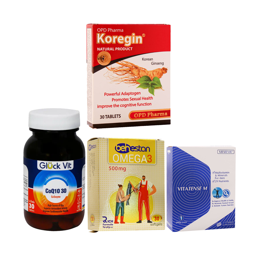 Essential Supplement Pack for Men پک مکملهای ضروری آقایان