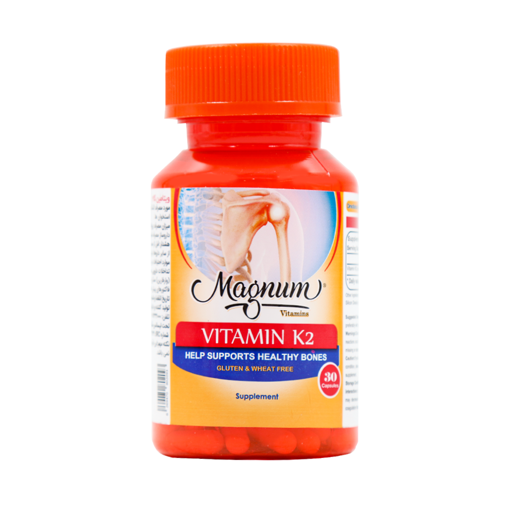 Magnum Vitamins Vitamin K2 30 Capsules قیمت کپسول ویتامین کا2 مگنوم ویتامینز